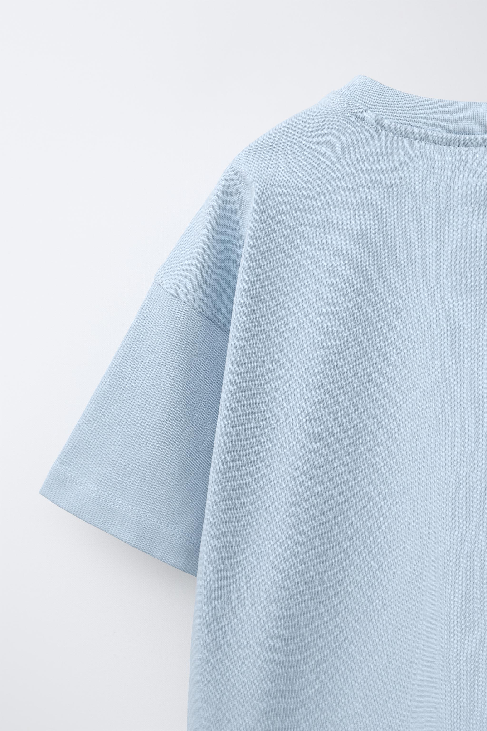 HEAVYWEIGHT EMBROIDERED TEXT T-SHIRT
